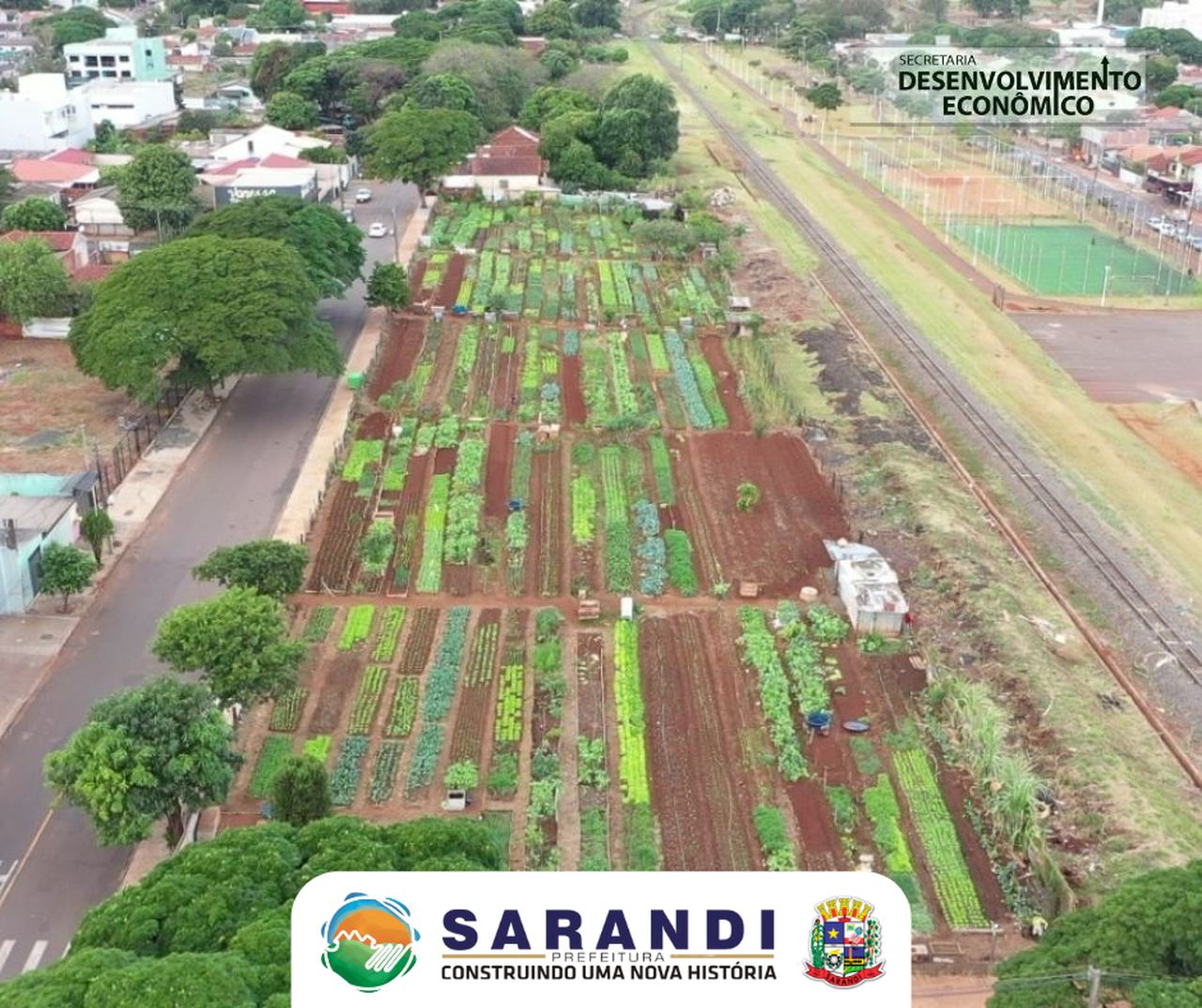 Cadastro para utilização dos canteiros das Hortas Comunitárias de Sarandi